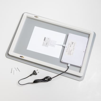 Brilagi - Espejo de baño LED con calefacción antivaho DIANA LED/13W/230V 60x40 cm IP44 CRI 90 regulable + CCT