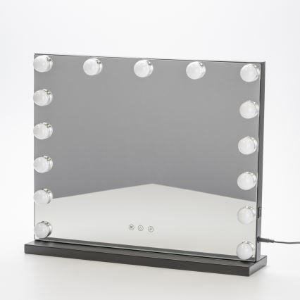 Brilagi - Espejo de maquillaje LED regulable HOLLYWOOD LED/15W/230V 3000/4000/6500K