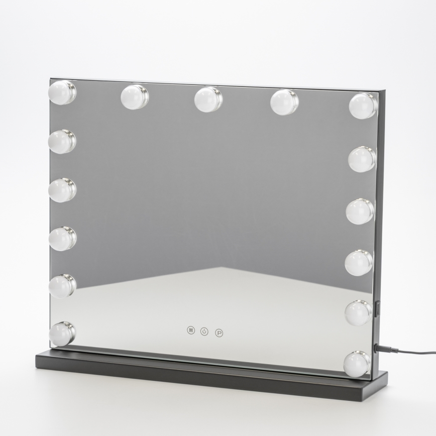 Brilagi - Espejo de maquillaje LED regulable HOLLYWOOD LED/15W/230V 3000/4000/6500K