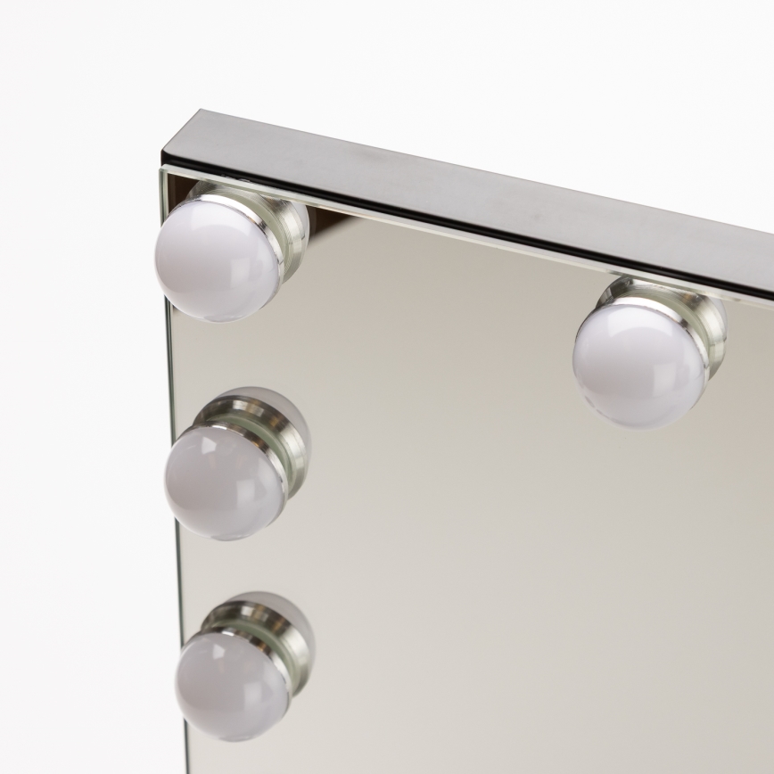 Brilagi - Espejo de maquillaje LED regulable HOLLYWOOD LED/15W/230V 3000/4000/6500K