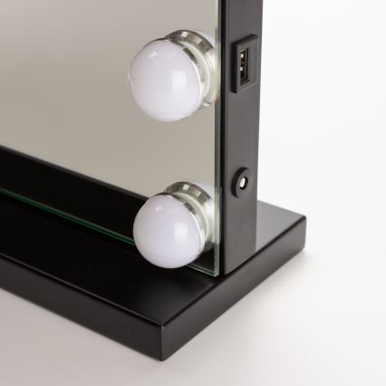 Brilagi - Espejo de maquillaje LED regulable HOLLYWOOD LED/15W/230V 3000/4000/6500K