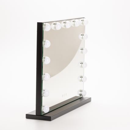 Brilagi - Espejo de maquillaje LED regulable HOLLYWOOD LED/15W/230V 3000/4000/6500K