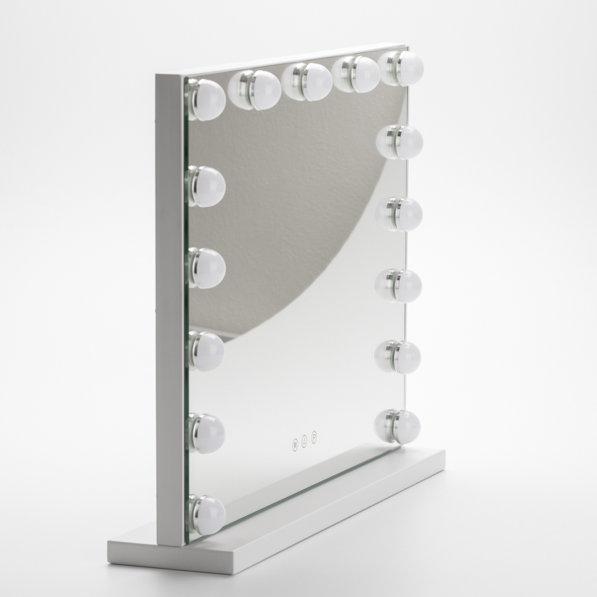 Brilagi - Espejo de maquillaje LED regulable HOLLYWOOD LED/15W/230V 3000/4000/6500K