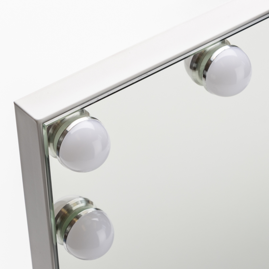 Brilagi - Espejo de maquillaje LED regulable HOLLYWOOD LED/15W/230V 3000/4000/6500K
