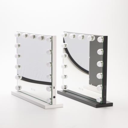 Brilagi - Espejo de maquillaje LED regulable HOLLYWOOD LED/15W/230V 3000/4000/6500K