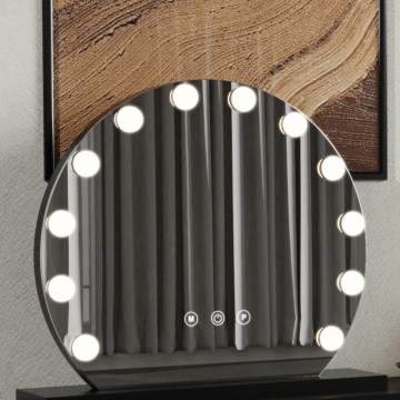 Brilagi - Espejo de maquillaje regulable LED HOLLYWOOD LED/12W/230V 3000/4000/6500K