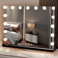 Brilagi - Espejo de maquillaje regulable LED HOLLYWOOD LED/15W/230V 3000/4000/6500K
