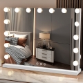 Brilagi - Espejo de maquillaje regulable LED HOLLYWOOD LED/15W/230V 3000/4000/6500K
