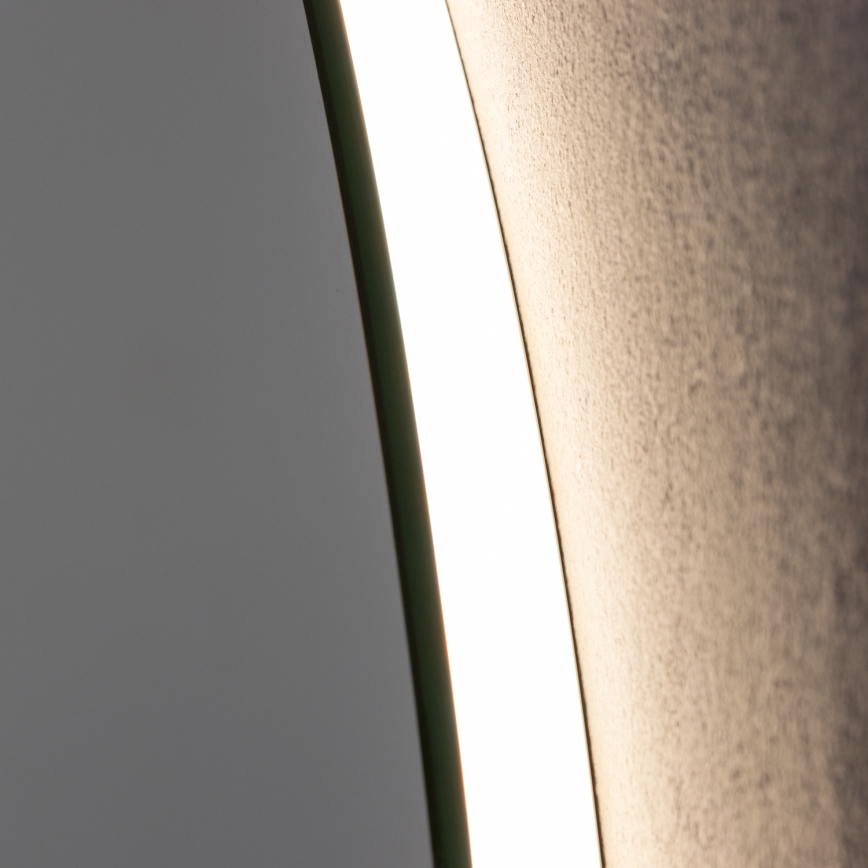 Brilagi - Espejo de baño calefactado DEMI ECO LED/12W/230V, diámetro 60 cm, IP44, CRI 90, regulable + CCT