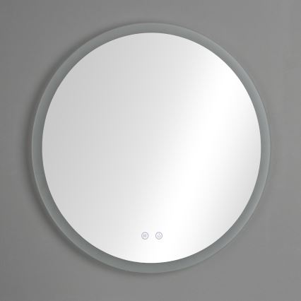 Brilagi - Espejo de baño con calefacción LED CLARA PRO LED/19W/230V Ø 60 cm IP44 CRI 90 regulable + CCT