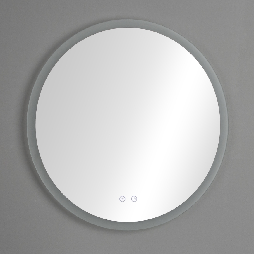 Brilagi - Espejo de baño con calefacción LED CLARA PRO LED/19W/230V Ø 60 cm IP44 CRI 90 regulable + CCT
