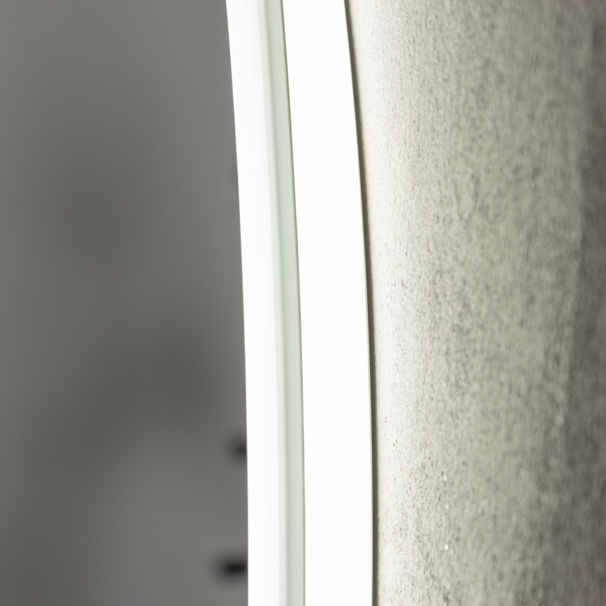 Brilagi - Espejo de baño con calefacción LED CLARA PRO LED/19W/230V Ø 60 cm IP44 CRI 90 regulable + CCT