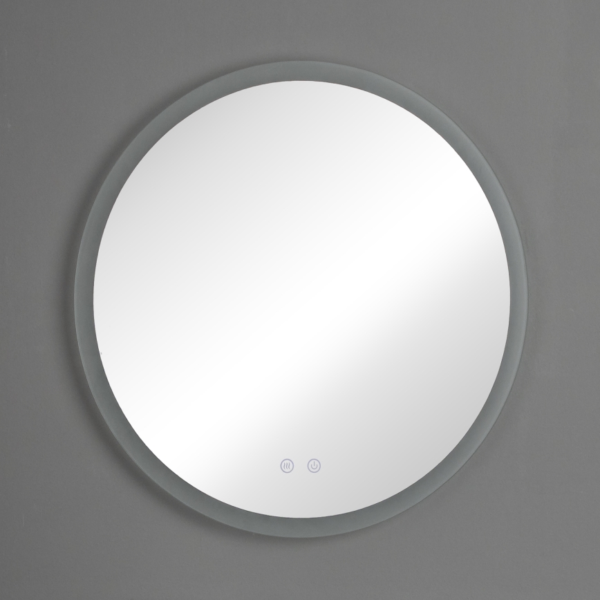 Brilagi - Espejo de baño calefactado LED CLARA ECO LED/12W/230V Ø 60 cm IP44 CRI 90 regulable + CCT
