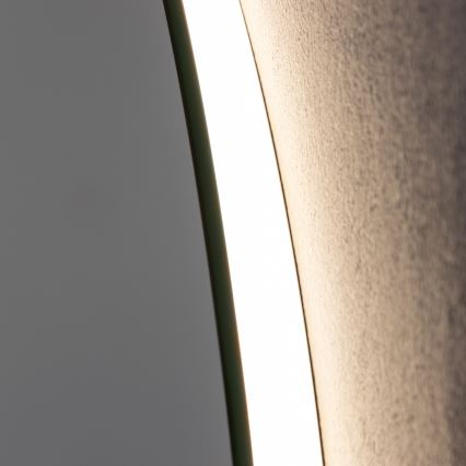 Brilagi - Espejo calefactado para baño DEMI PRO LED/20W/230V Ø 60 cm IP44 IRC 90 regulable + CCT ajustable