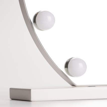 Brilagi - Espejo de maquillaje LED regulable HOLLYWOOD LED/12W/230V 3000/4000/6500K