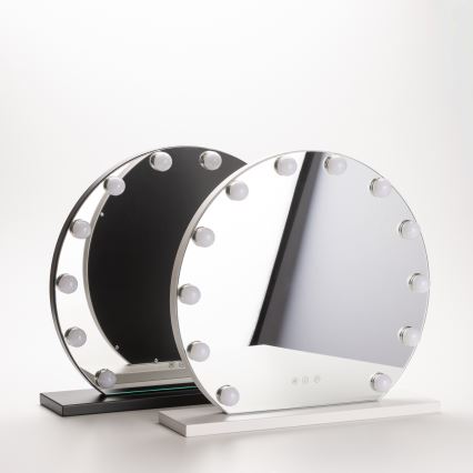 Brilagi - Espejo de maquillaje LED regulable HOLLYWOOD LED/12W/230V 3000/4000/6500K