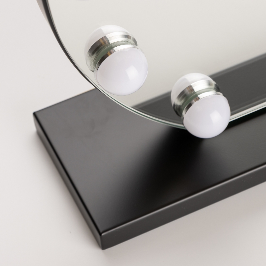 Brilagi - Espejo de maquillaje LED regulable HOLLYWOOD LED/12W/230V 3000/4000/6500K