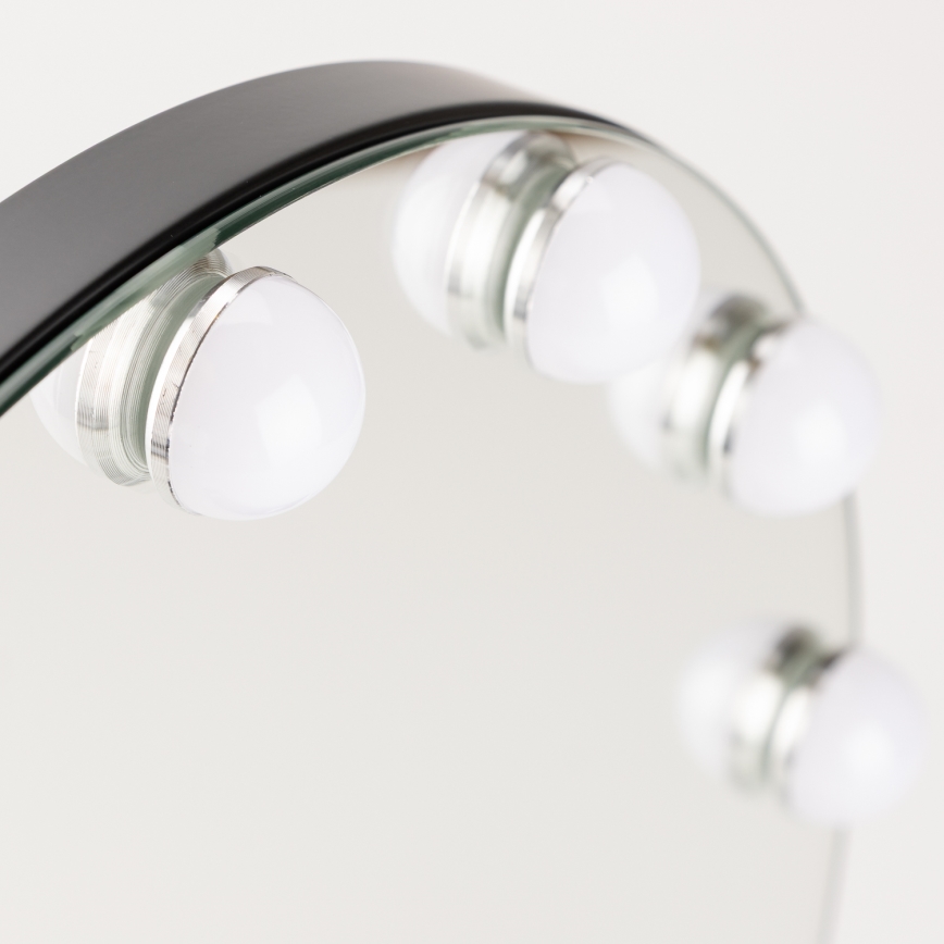 Brilagi - Espejo de maquillaje LED regulable HOLLYWOOD LED/12W/230V 3000/4000/6500K