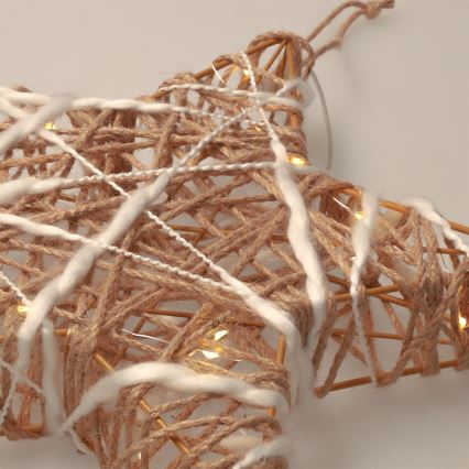 Brilagi - Estrella decorativa navideña LED/2xAA