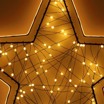 Brilagi - Estrella navideña LED para exterior, 2,6W/230V, IP44, 47x45 cm