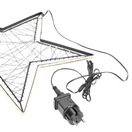 Brilagi - Estrella navideña LED para exterior, 2,6W/230V, IP44, 47x45 cm