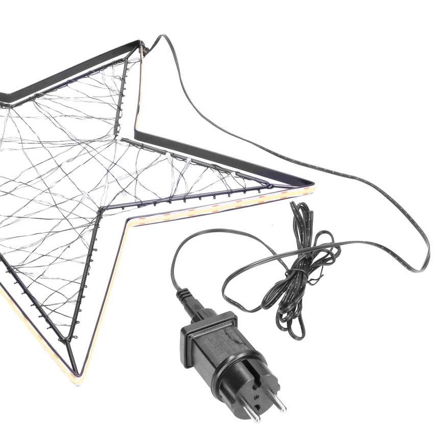 Brilagi - Estrella navideña LED para exterior, 2,6W/230V, IP44, 47x45 cm
