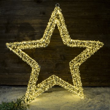 Brilagi - Estrella navideña LED para exterior 6W/230V IP44