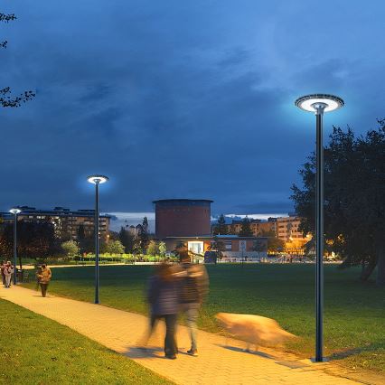Brilagi - Farola LED con poste de 4 m URBANSPARK LED/120W/230V antracita IP65