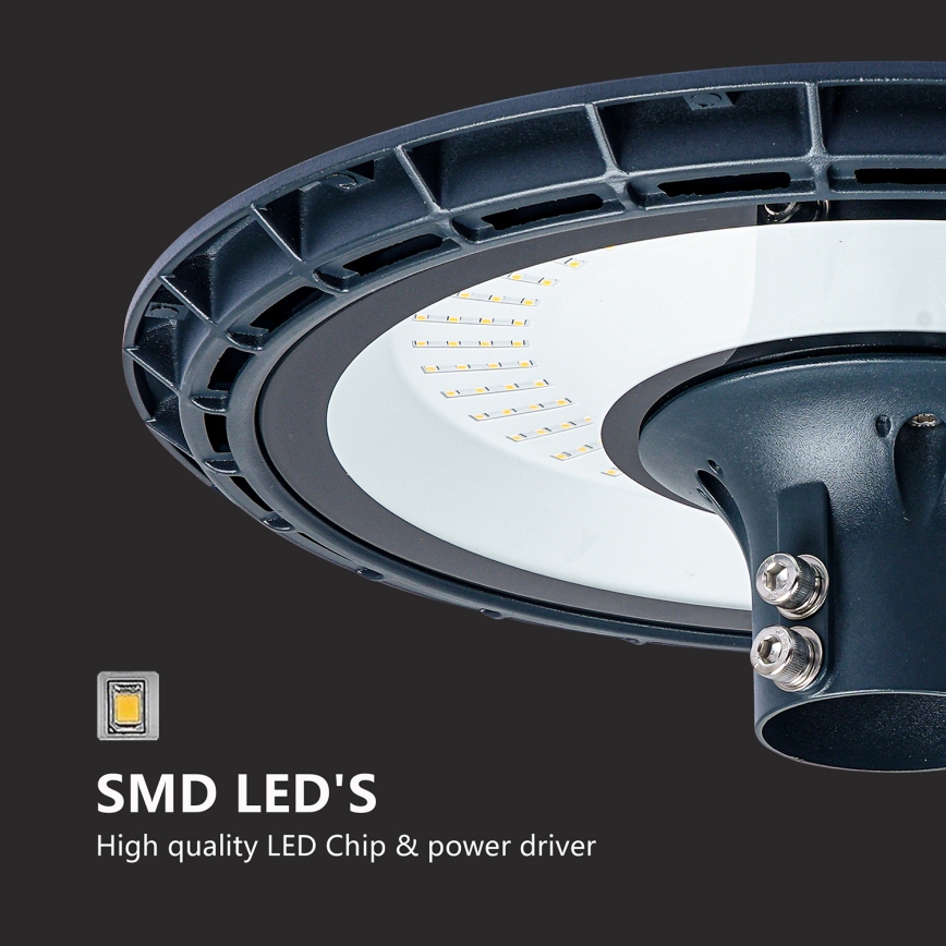 Brilagi - Farola LED con poste de 4 m URBANSPARK LED/120W/230V antracita IP65