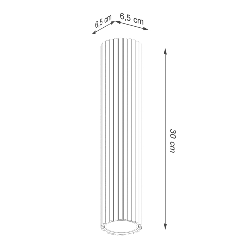 Brilagi - Foco CRESTO 1xGU10/10W/230V 30 cm crema