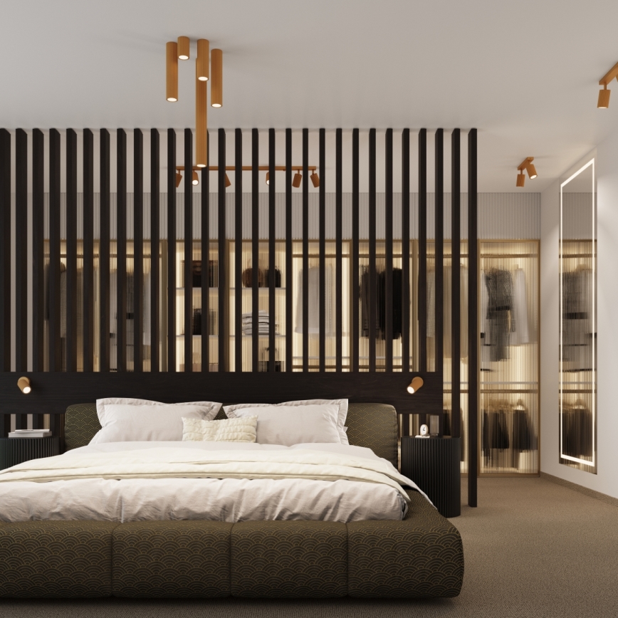 Brilagi - Foco CRESTO 1xGU10/10W/230V 30 cm dorado