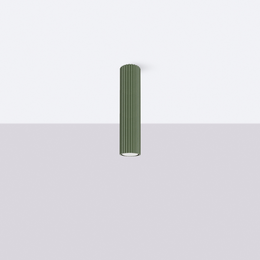 Brilagi - Foco CRESTO 1xGU10/10W/230V 30 cm verde