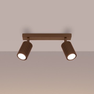 Brilagi - Foco CRESTO 2xGU10/10W/230V marrón