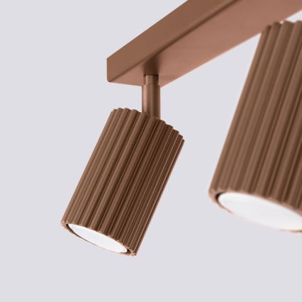 Brilagi - Foco CRESTO 2xGU10/10W/230V marrón