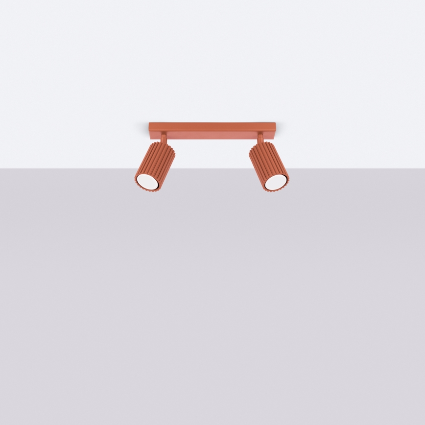 Brilagi - Foco CRESTO 2xGU10/10W/230V rojo