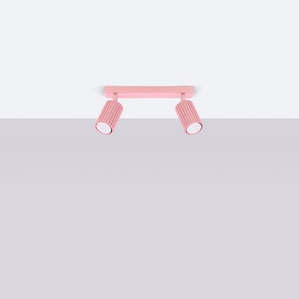 Brilagi - Foco CRESTO 2xGU10/10W/230V rosa