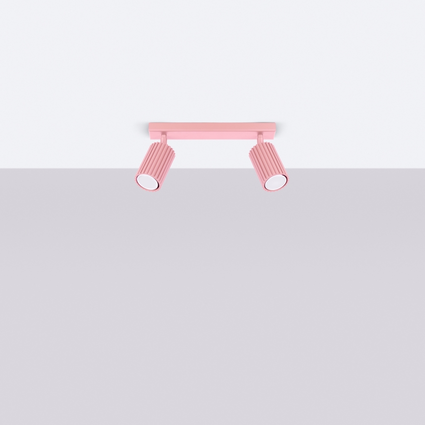 Brilagi - Foco CRESTO 2xGU10/10W/230V rosa