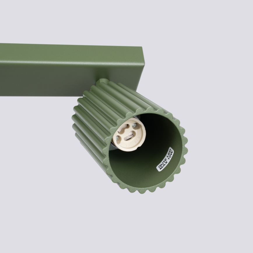 Brilagi - Foco CRESTO 2xGU10/10W/230V verde