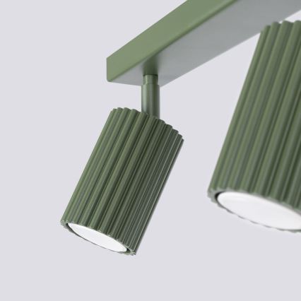 Brilagi - Foco CRESTO 2xGU10/10W/230V verde