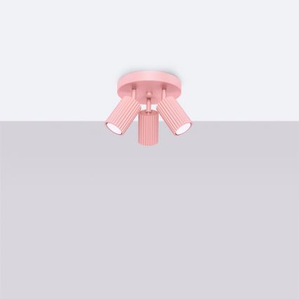 Brilagi - Foco CRESTO 3xGU10/10W/230V rosa