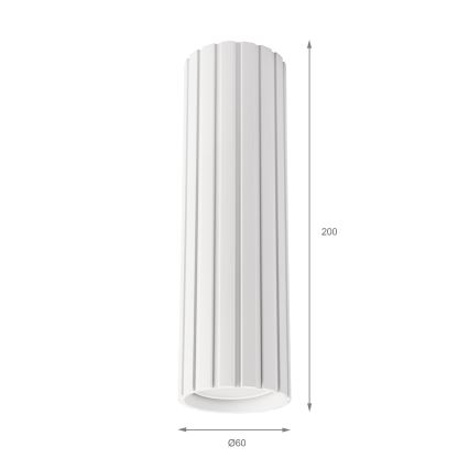 Brilagi - Foco CRISPINA 1xGU10/10W/230V 20 cm blanco