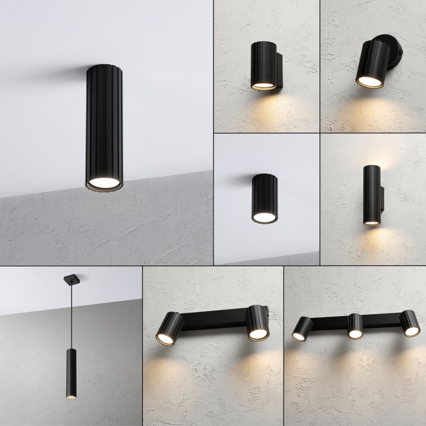 Brilagi - Foco CRISPINA 1xGU10/10W/230V 20 cm negro