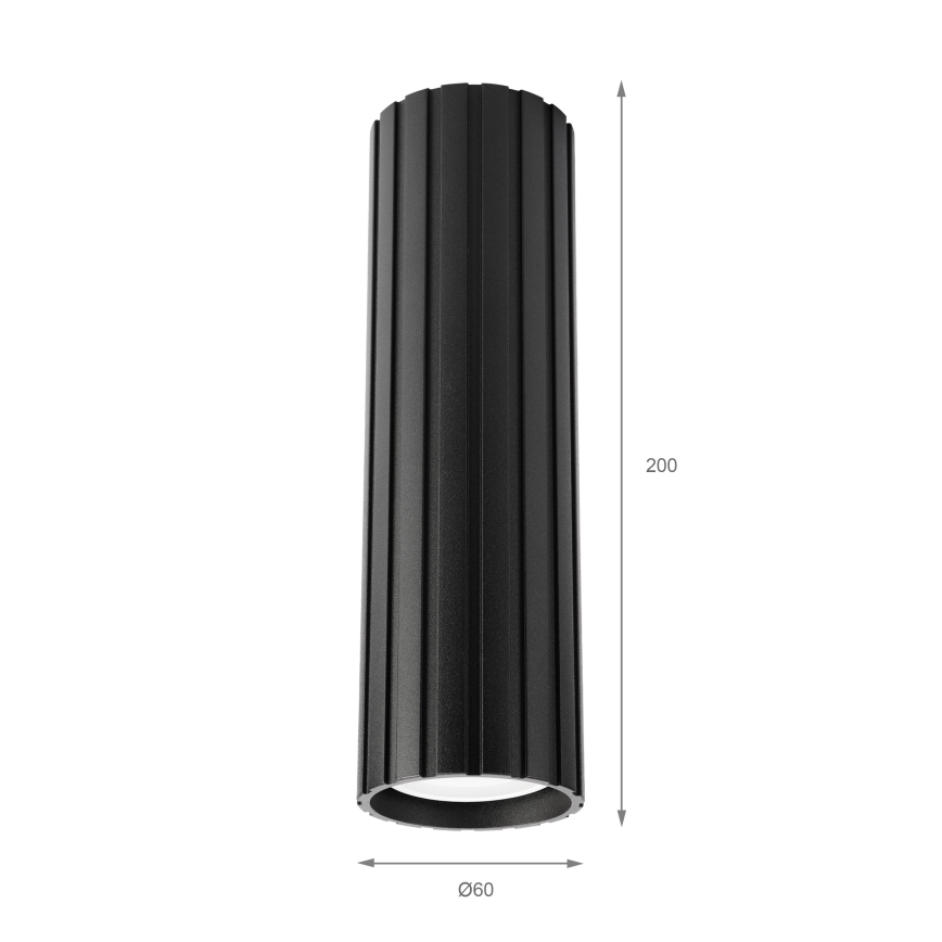 Brilagi - Foco CRISPINA 1xGU10/10W/230V 20 cm negro