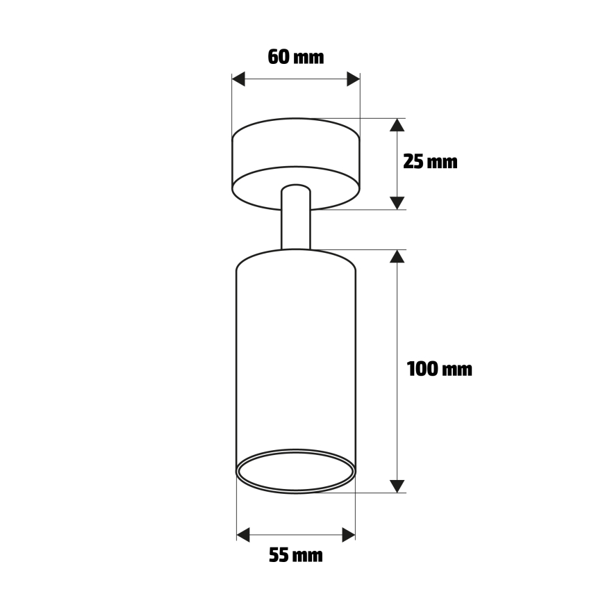 Brilagi - Foco de baño SELE 1xGU10/30W/230V IP44 plata