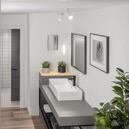 Brilagi - Foco de baño SELE 2xGU10/30W/230V IP44 blanco