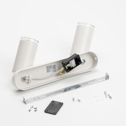 Brilagi - Foco de baño SELE 2xGU10/30W/230V IP44 blanco