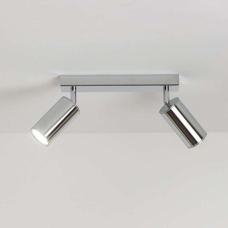 Brilagi - Foco de baño SELE 2xGU10/30W/230V IP44 cromo brillante