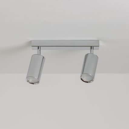 Brilagi - Foco de baño SELE 2xGU10/30W/230V IP44 cromo brillante