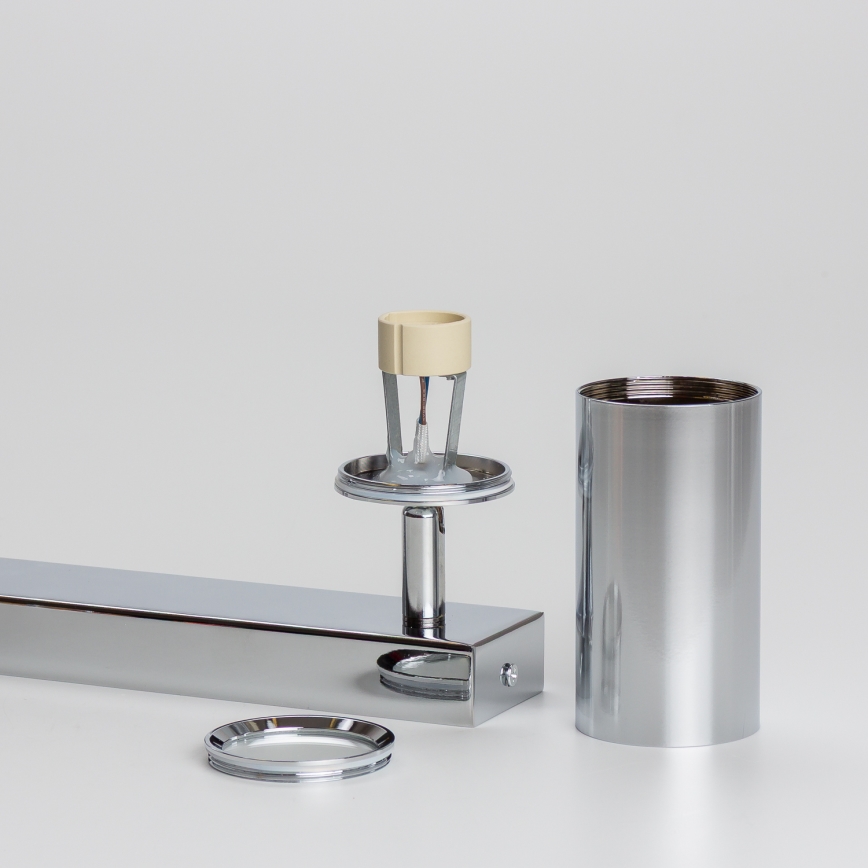 Brilagi - Foco de baño SELE 2xGU10/30W/230V IP44 cromo brillante