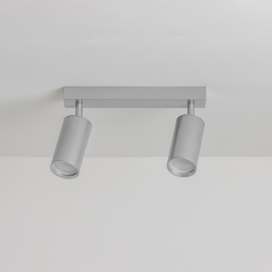 Brilagi - Foco de baño SELE 2xGU10/30W/230V IP44 plata
